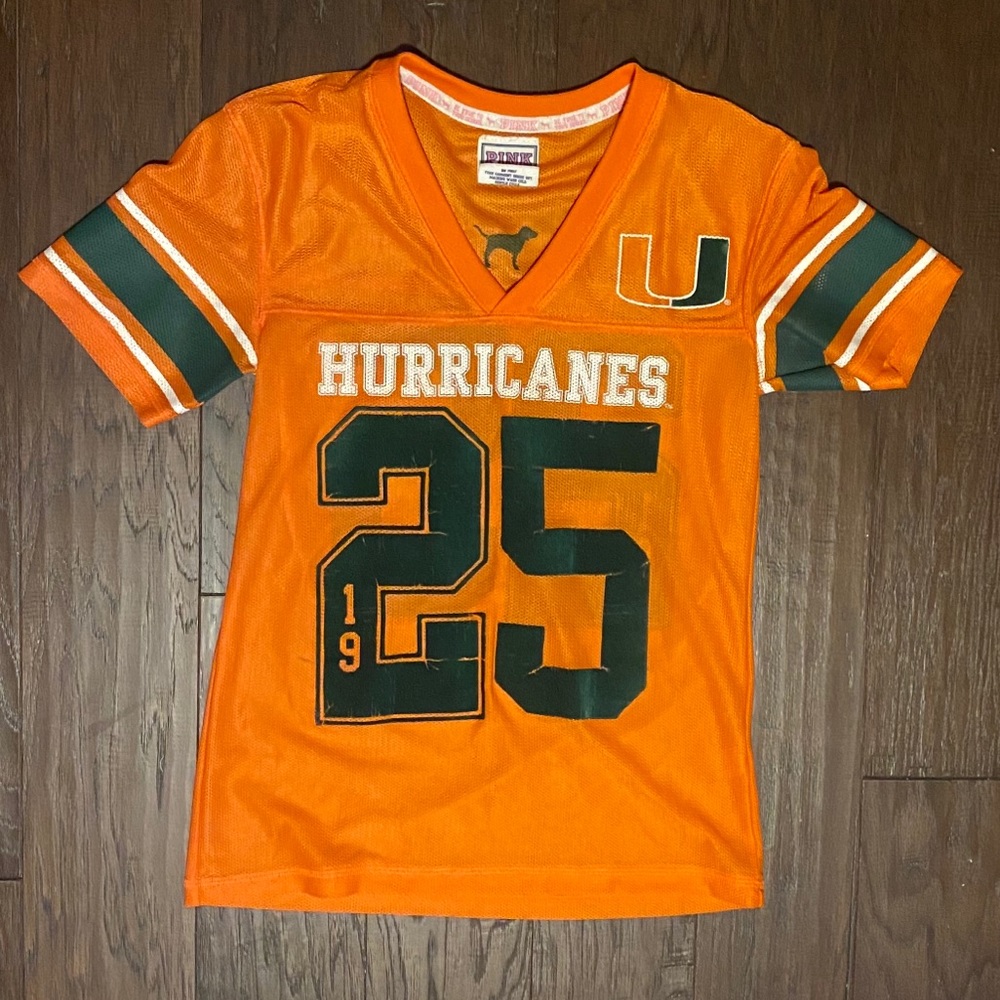 VS PINK Miami Hurricanes Jersey